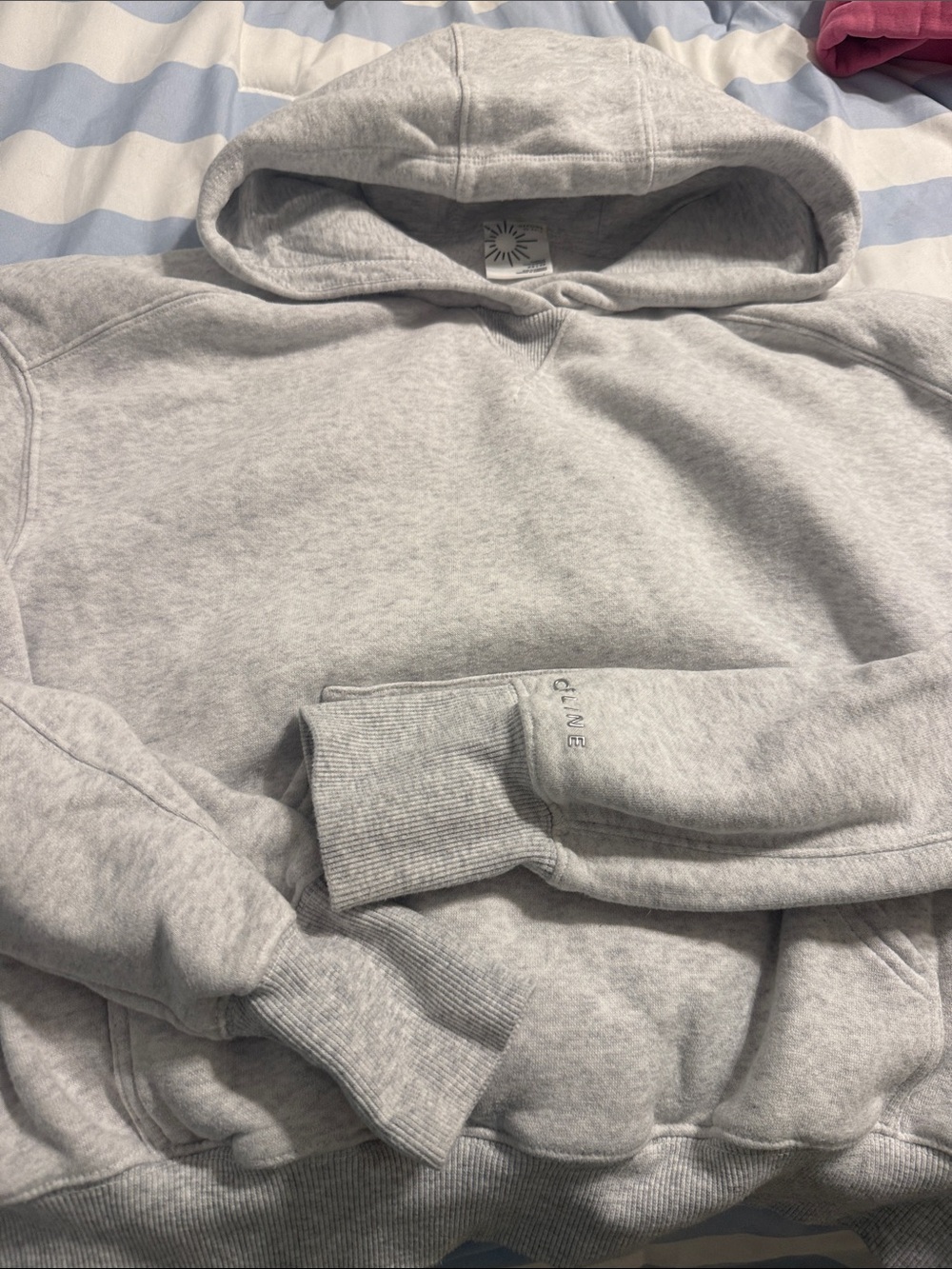 aerie Light Gray Pullover Hoodie